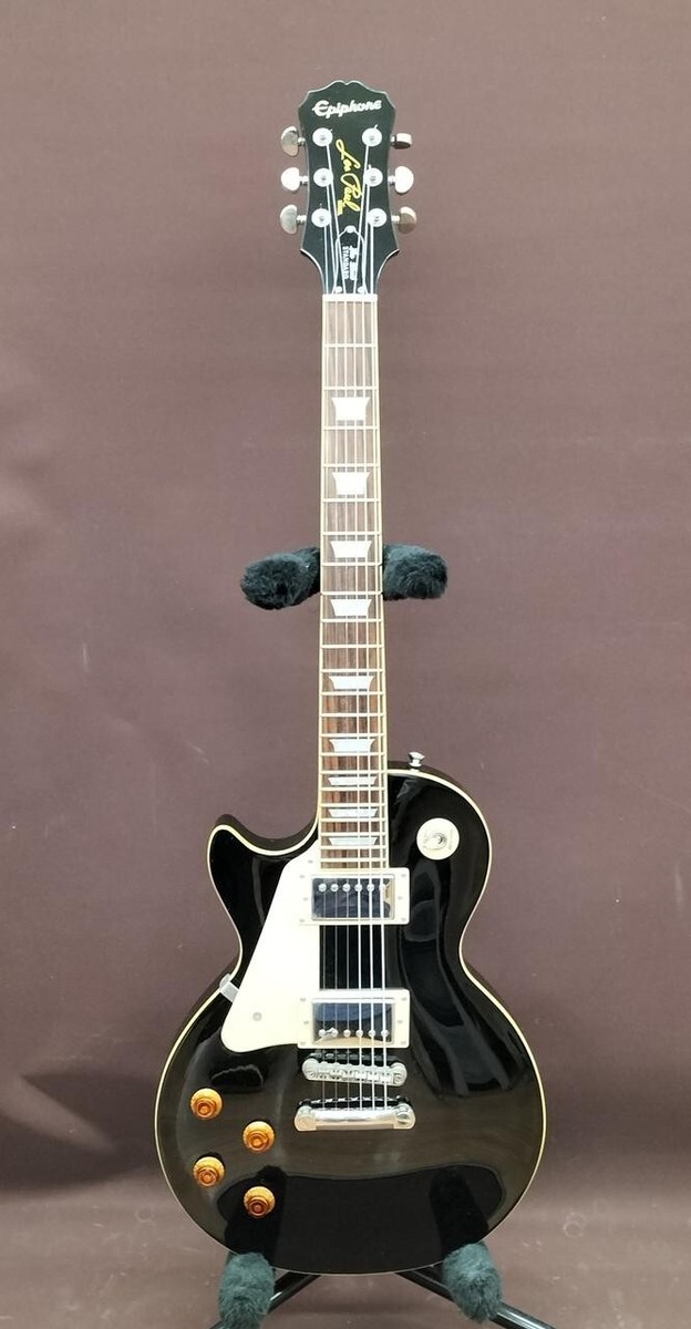 Epiphone Les Paul Standard Left-Hand Model Guitar Black w/Hardcase