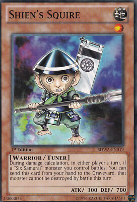 Yugioh SDWA-EN019 Shien´s Squire 