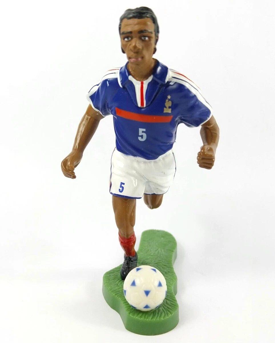 FIGURINE ANCIENNE STARLUX Plastique Joueur De Football Rouge Et Blanc B