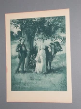 1892 ROMANTIC PHOTO-ETCHING "THE EXPLANATION" OF A MAN MISLEADING HIS GIRL