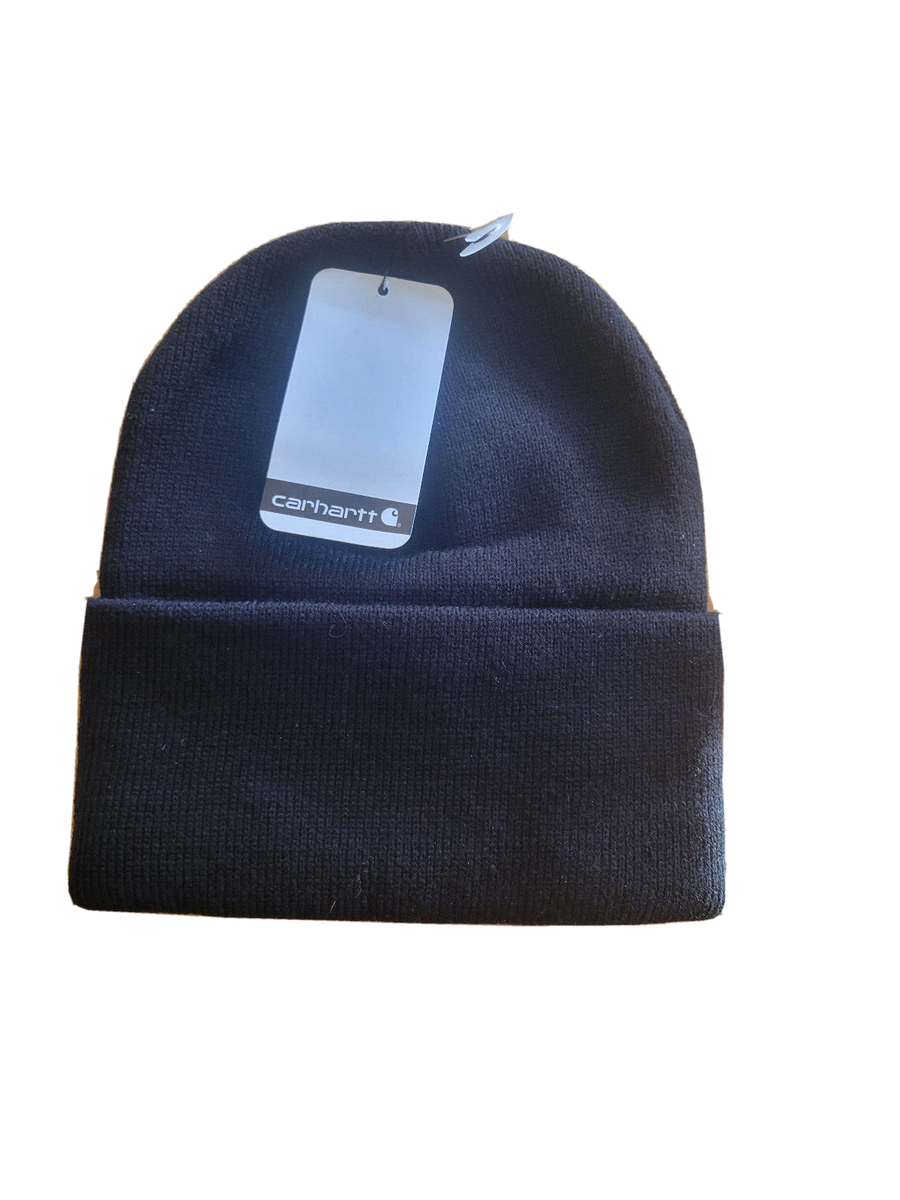 Carhartt Youth Watch Hat Winter Knit Hat Beanie Black OSFA  display picture 3