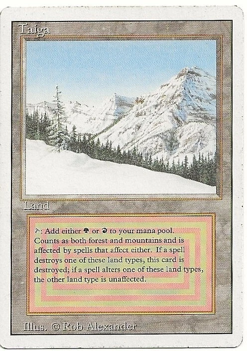 Taiga Magic: The Gathering Individual Trading Card Games for sale
