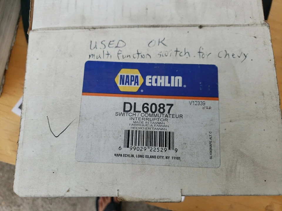 Interruptor de señal de giro NAPA DL6087 Foto 4 de 4