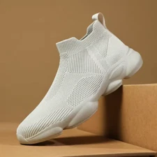 Laceless Slip On High Fashion Designer Modern Theme Shoes Tennis Classy Sneaks