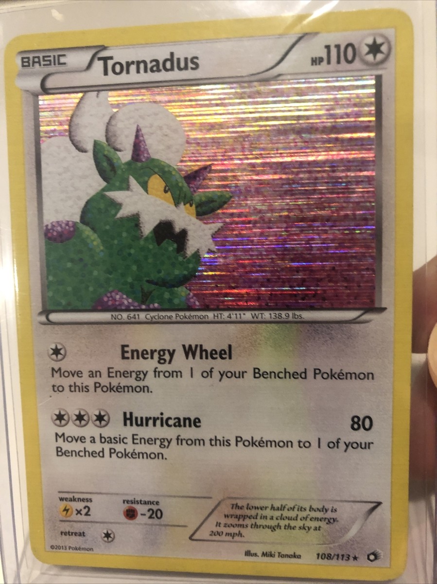 Pokémon TCG Tornadus Legendary Treasures 108/113 Holo Holo Rare LP