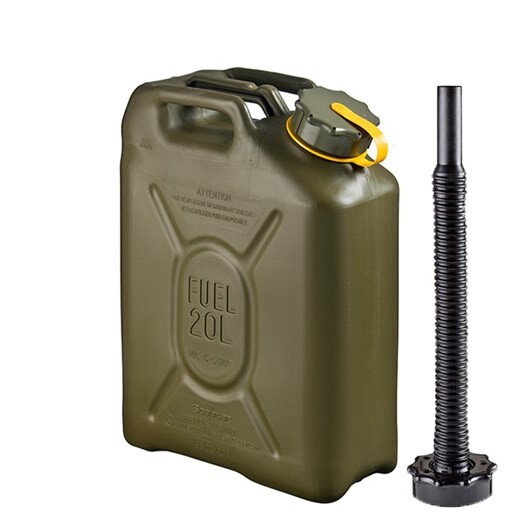 New Scepter 5 Gallon / 20 L Olive Drab Military Fuel Can (MFC) Y w