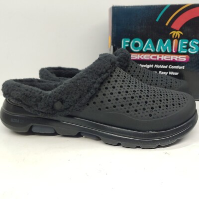 Skechers Foamies Clog Mens Size 10 Brown Faux Fur Slides Skechers | Shoes | Skechers Foamies Go Walk 5 Relax Mens  main image 4