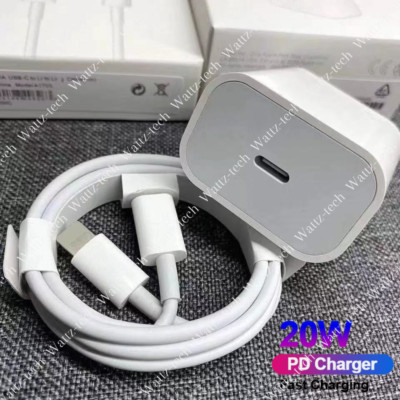 20W PD Power Adapter USB-C Fast Charger Cable Cord For iPhone 11/12/13/14/Xs/XR
