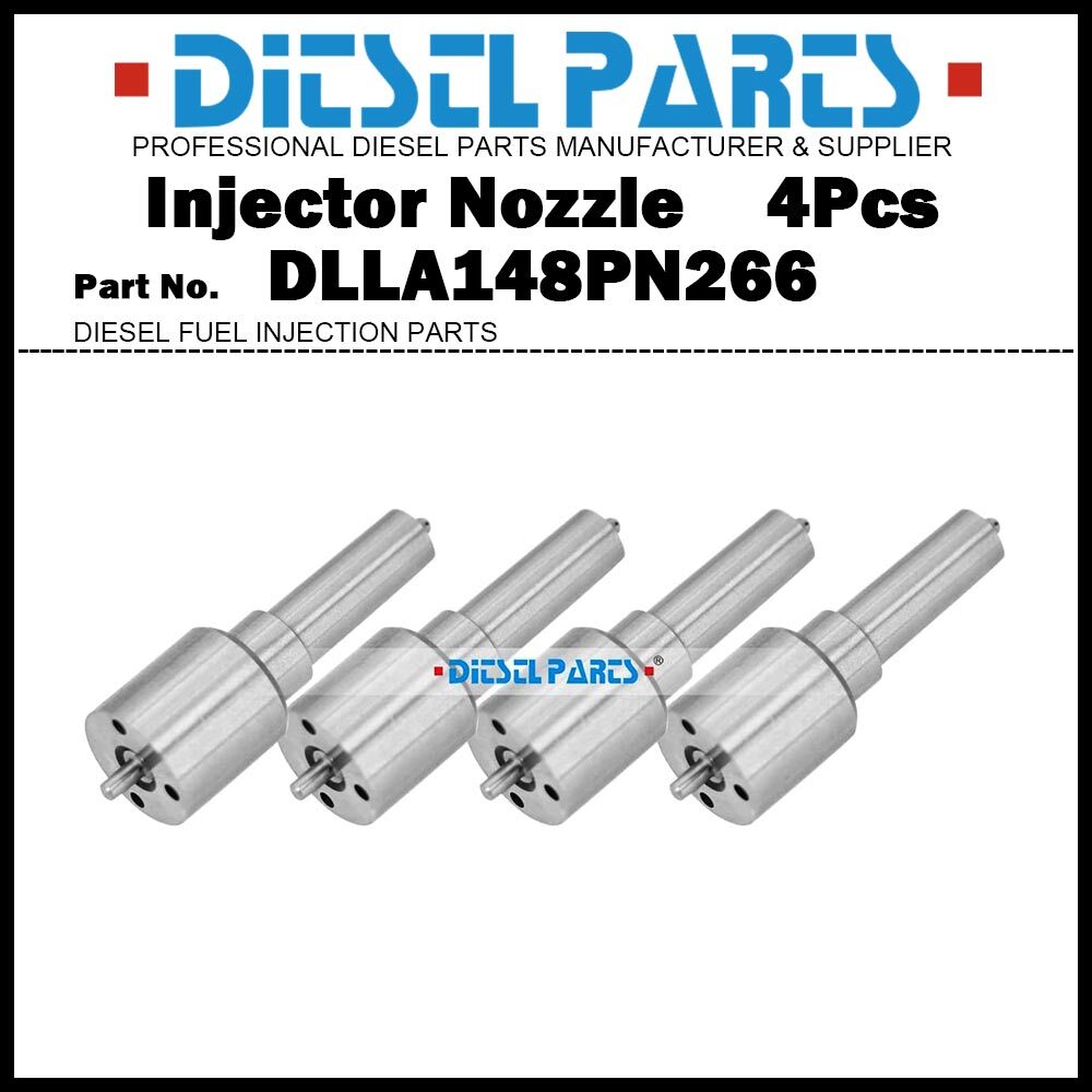 4Pcs Diesel Fuel Injector Nozzle NP-DLLA148PN266 for Komatsu 4D95
