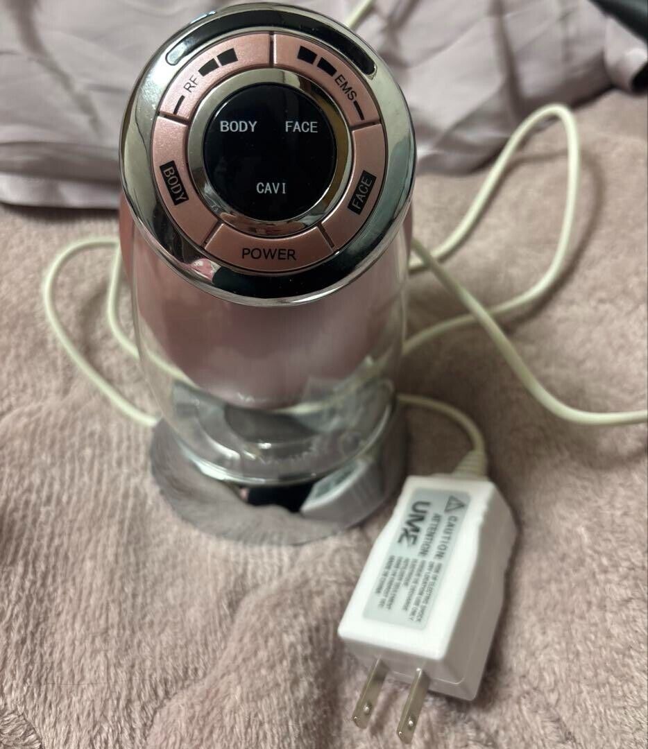 YA-MAN RF Beaute Cavi Spa HRF-17P Core Pink Compact Tested YA-MAN RF Beaute Cavi Spa HRF-17P Core Pink Compact Tested