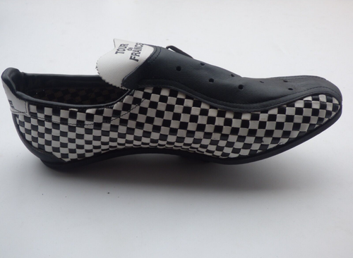 VIGORELLI TDF BRAIDED LEATHER BICYCLE SHOES SIZE 41 - NOS - NIB - Picture 5 of 13