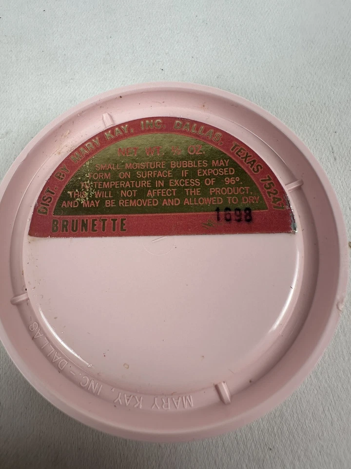 Vintage Mary Kay Day Radiance Cream Foundation Brunette Rare NOS - Image 3 of 4