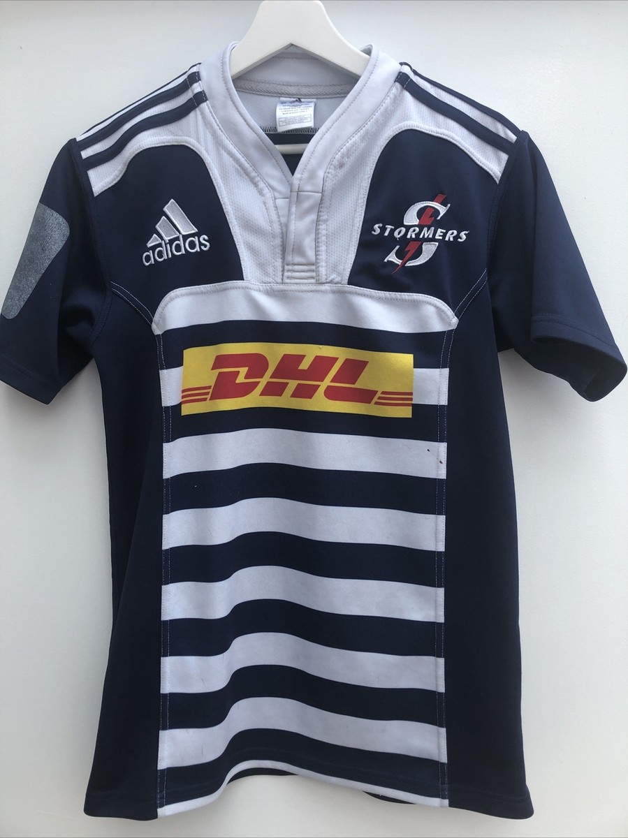 STORMERS 2012 Rugby Shirt Adidas Blue Short Sleeve South Africa