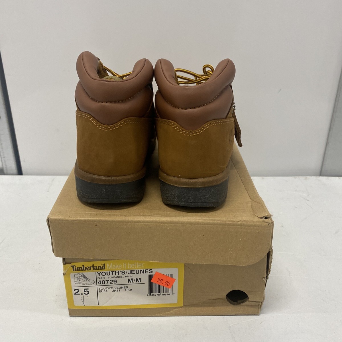 TIMBERLAND Field Boots Sun Dance Brown Wheat Nubuck Tan Size 
