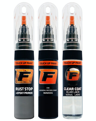 für GENERAL MOTORS CORP WA8555 BLACK LACKSTIFT Reparatur Set Autolack Kratzer