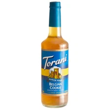 Torani Sugar-Free Belgian Cookie Flavoring Syrup 750 mL Glass Bottle 880373128