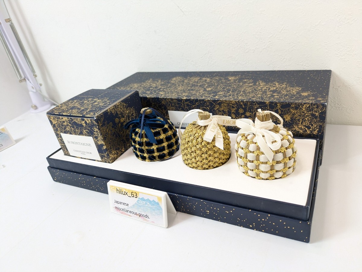 Dior La Collection Privee Art of Living Set. Candle & Ornaments