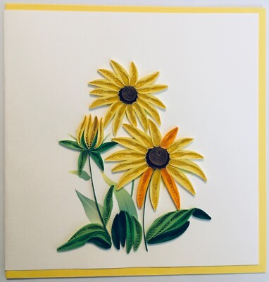 Sonnenhut, Quilling-Karte