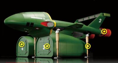 Thunderbirds TB2 1/144 Scale Unassembled Kit Set by Deagostini Jp