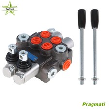 2 Spool 11 GPM SAE Hydraulic Monoblock Double Acting Control Valve US