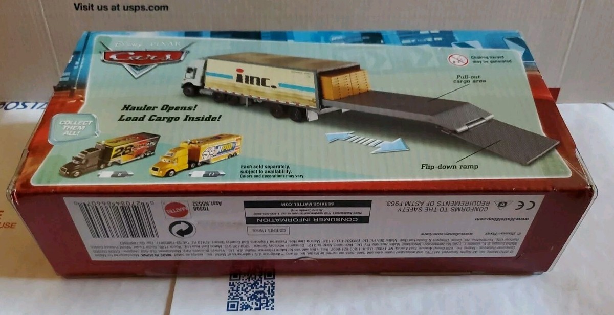 Chet Boxkaar カーズ　マテル　1台 Disney Pixar Cars Chet Boxkaar 155 Diecast Car Hauler Mattel