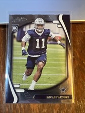 Micah Parsons 2021 Panini Absolute Rookie Card RC #158 Dallas Cowboys NM-MT. rookie card picture
