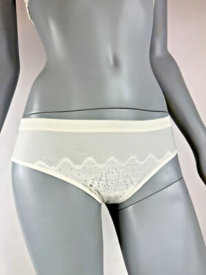 LA PERLA Dessous - Italienischer Spitzen-Slip in creme - Luxus-Lingerie