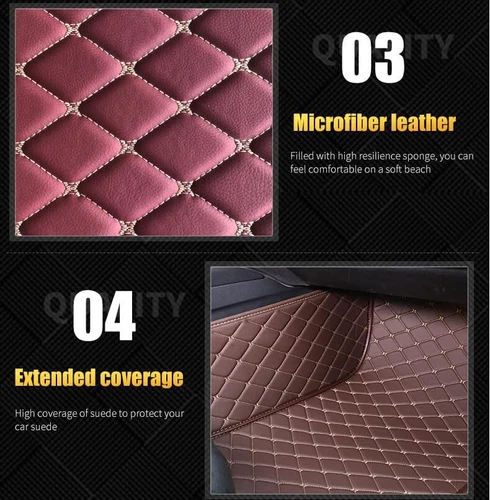 For Acura RL/RLX Car Floor Mats Luxury Custom PU Waterproof Auto Carpets Liners - Picture 10 of 30