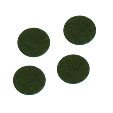 Green Victrola Phonograph Lid Bumpers Felt Pads Set of 4