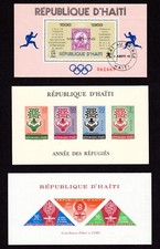 HAITI Lot of 3 S/S - SC#616P MH,&nbsp; C152a MNH, & C190a MNH