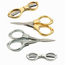 Folding Camping Stainless Steel Scissors Keychain Fishing Scissor Mini Cutter
