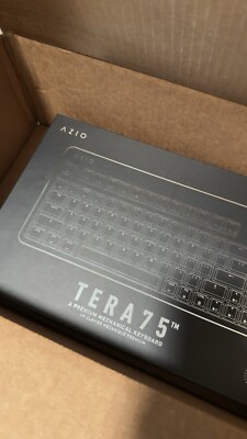 Azio Tera 75 Mechanical Keyboard 2 Faceplates/2 Knobs/2 Bottom Plates.