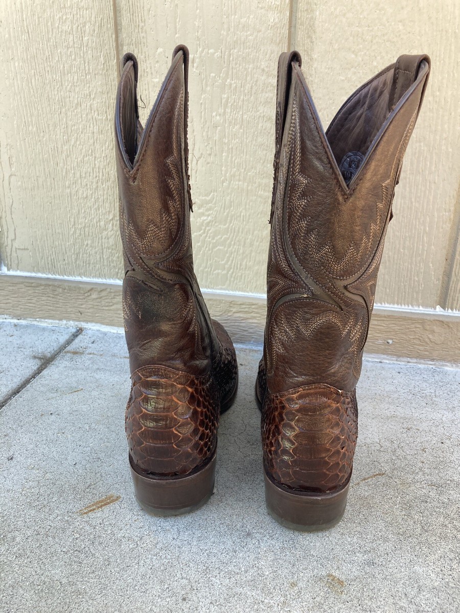 Texas Country 11 44 1995 Snake Skin Brown Leather Pointed 