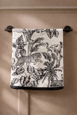 Next Monochrome Safari 100% Cotton Bath Towel Brand New