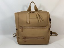 Dagne Dover Indi Neoprene Diaper Backpack Large - Camel Brown Read