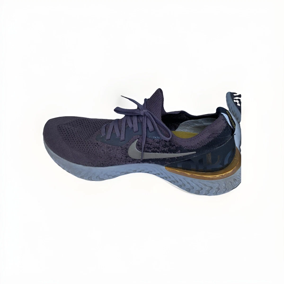 Nike Nike Epic React Flyknit ‘Wolf Grey’’ - Men’s Size 13 Grey Running Sneakers Size 8.5 - Nike Epic React Flyknit Wolf Grey W for sale  main image 4