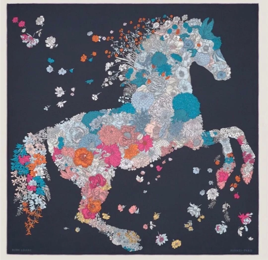 Hermes — HERMES Carre 90 Silk Scarf New Unused Authentic No Box 35in SR1788