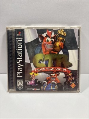 CTR Crash Team Racing PS1 Game (Sony PlayStation 1, 1999) Black Label 