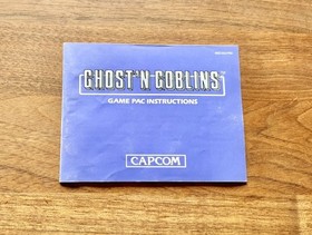Nintendo NES Ghost'n Goblins - Modul + Spielanleitung + Nintendo Schuber