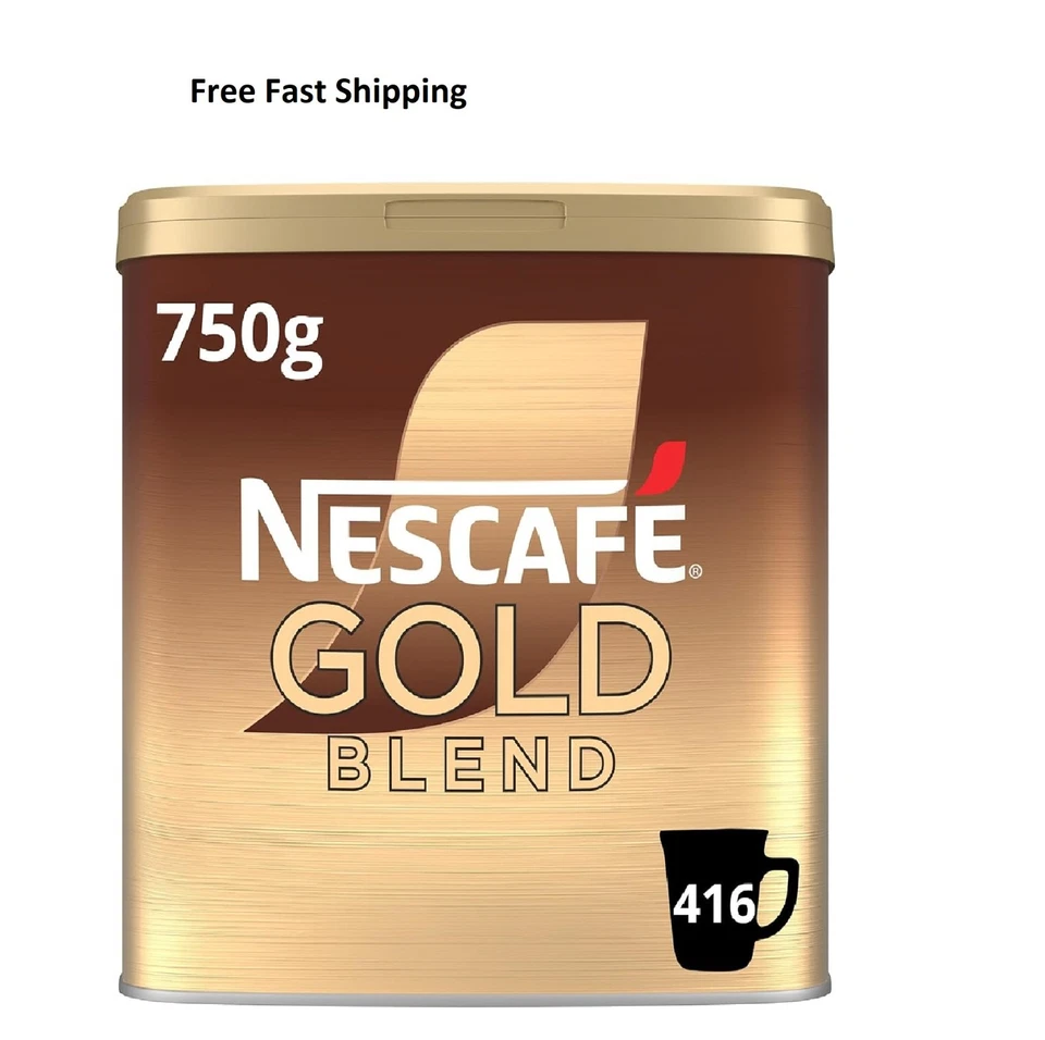 BRANDED NESCAFÉ Gold Blend Instant Coffee 750g Tin Uk stock