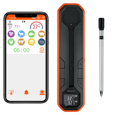 Wireless Meat Thermometer Digital Cooking Thermometer with Wireless Probe 50