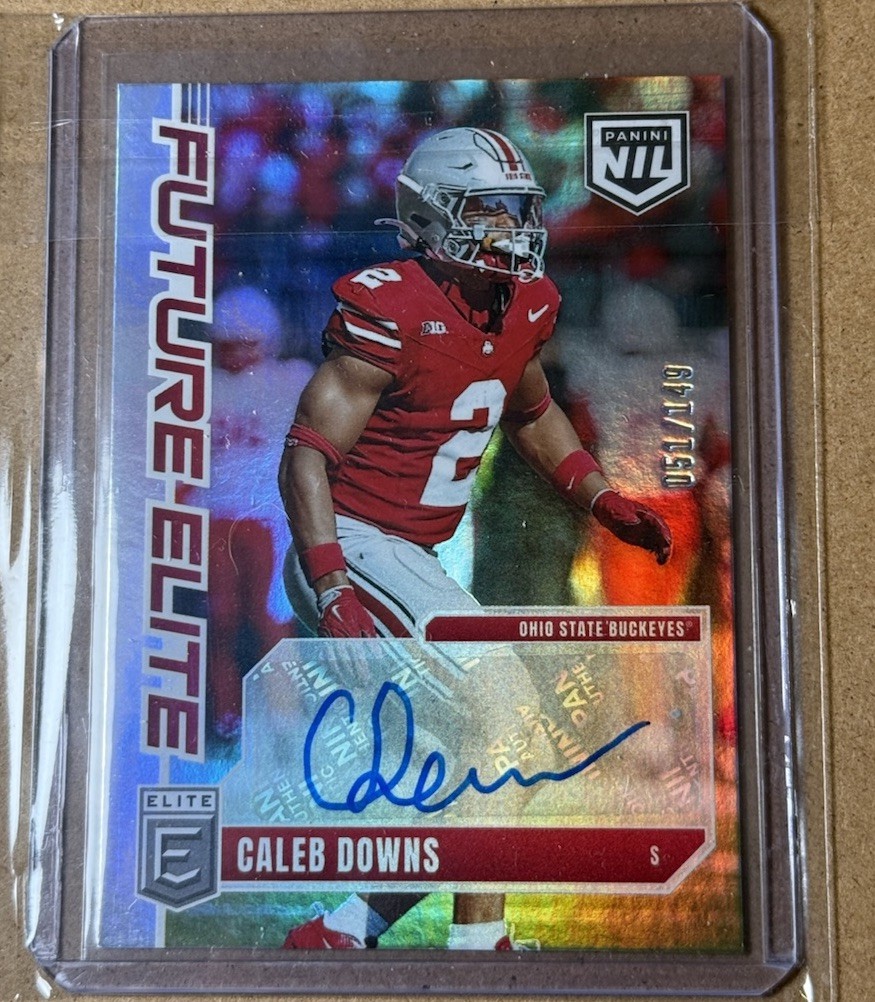 2025 Donruss Elite Caleb Downs Future Elite NIL Auto /149