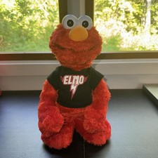 ELMO Sesame Street Hasbro Let's Rock Elmo Doll Only 2010 Tested Works