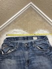 Ariat Jeans Mens 36x34 Straight Leg Blue Denim Western Cowboy Distressed — photo 4