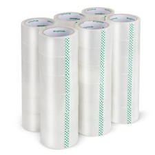 Clear Packing Tape 36 Rolls , Heavy Duty Packaging Tape for Shipping Packagi...