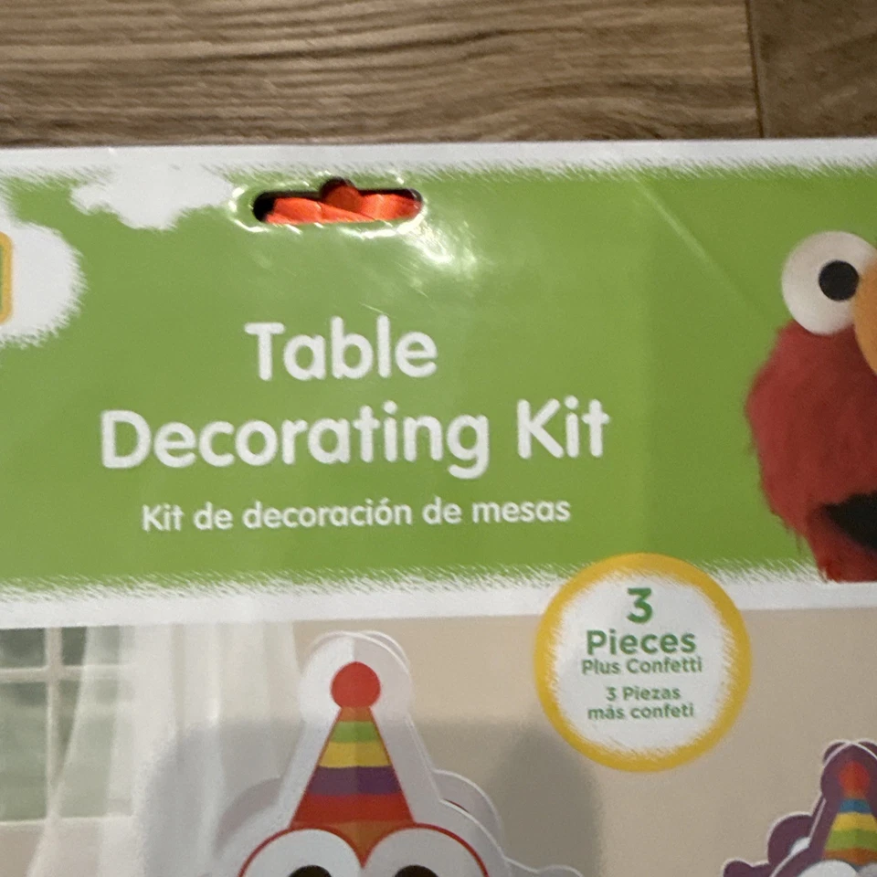 Vintage 2016 Sesame Street ELMO 1st Birthday Table Decorating Kit Cookie Monster - Image 4 of 4
