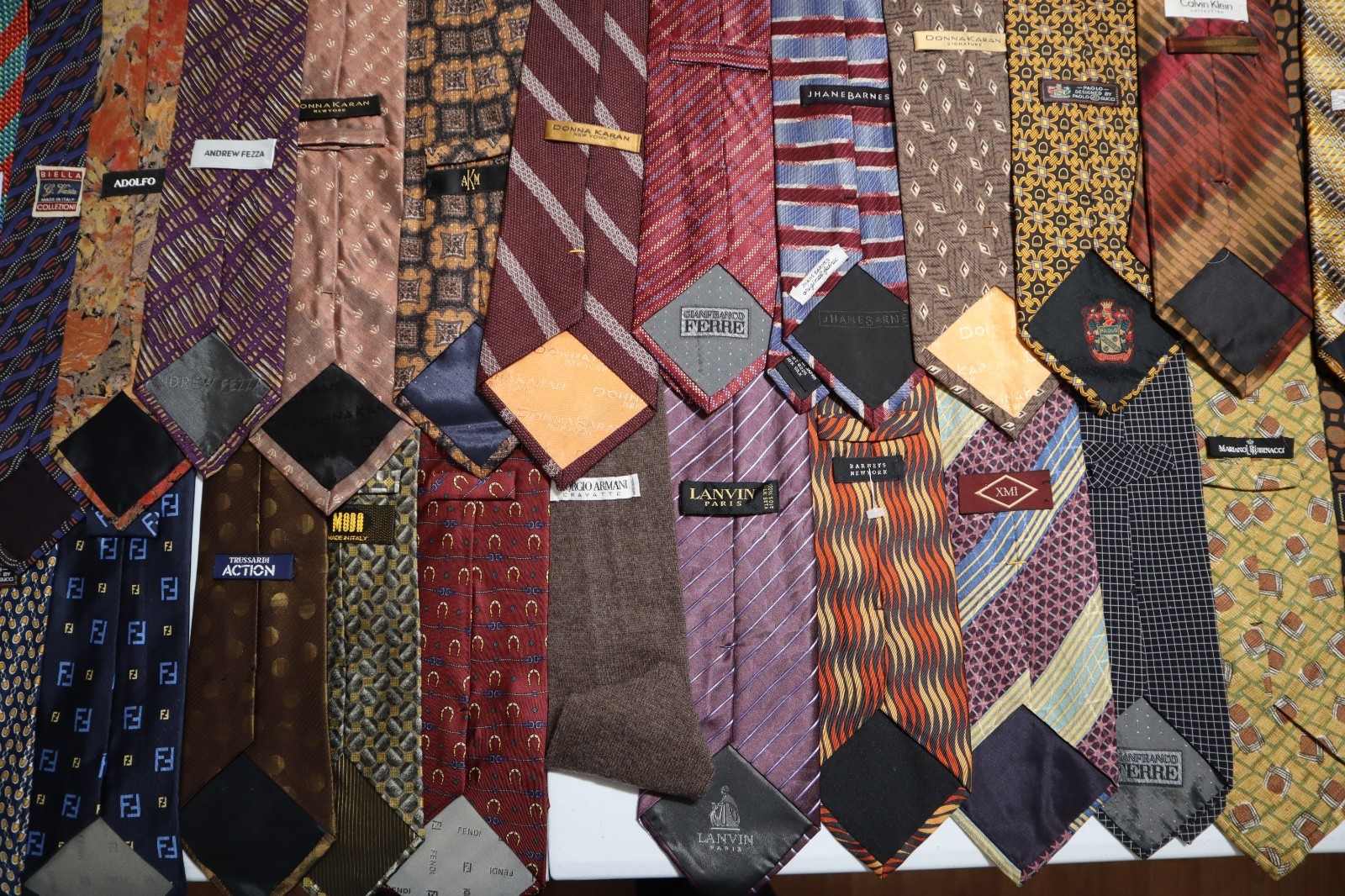 Leonard Paolo Gucci Polo Armani Versace Zegna Mens Tie Neckties Lot 170 Ties thumbnail 4