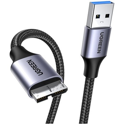 USB 3.0 Micro B Kabel 0,5m Datenkabel für externe Festplatten Smartphones Tab...