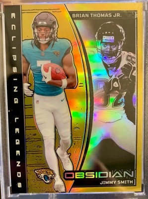 2024 Obsidian - Brian Thomas Jr. Gold Eclipsing Legends *Book End* # 1/10