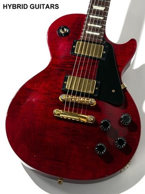 Gibson Les Paul Studio Figured EMG & Gold Hardware Wine Red 2004